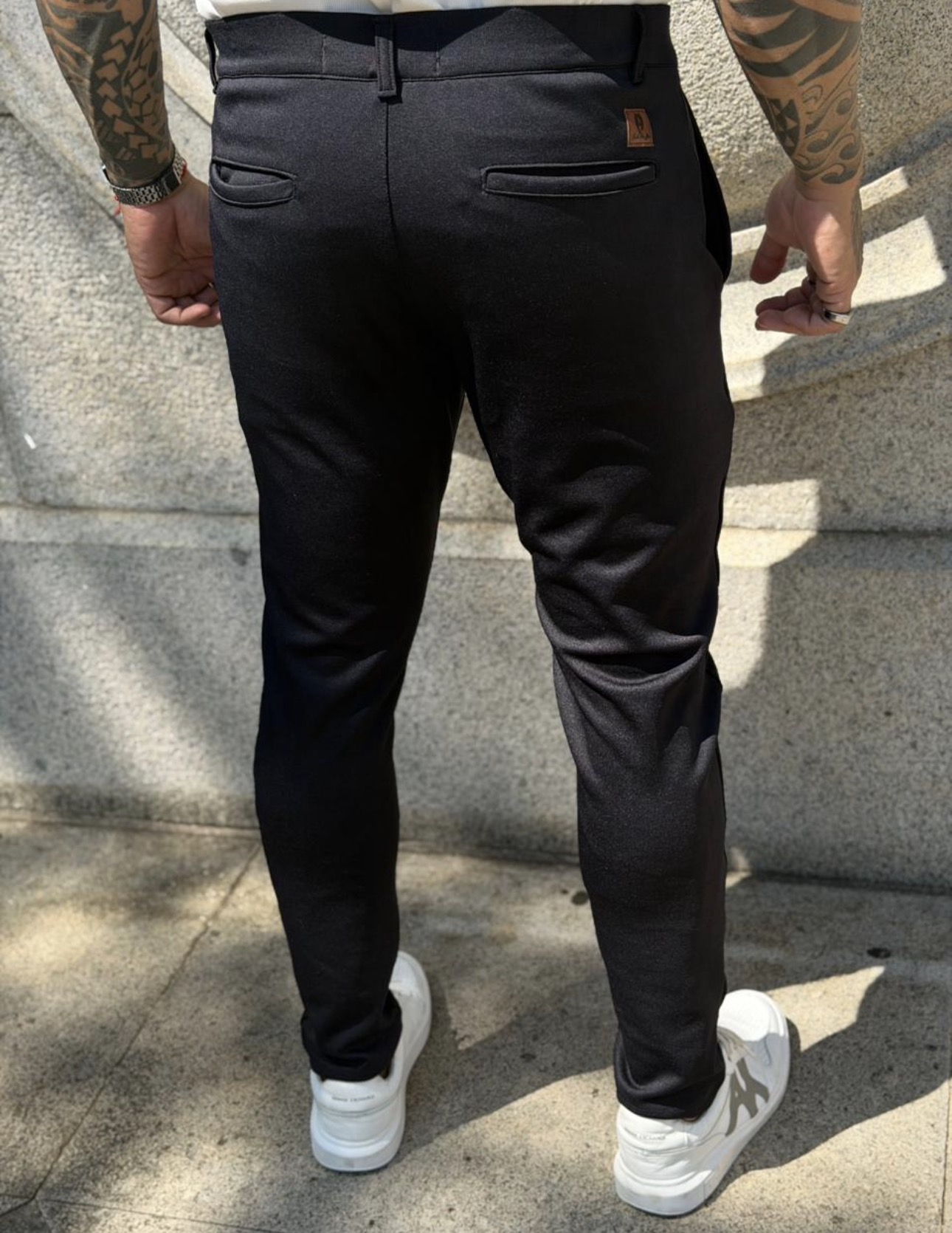 Calça Alfaiataria Paris C/ Elastano Premium Preta - Imagem 4