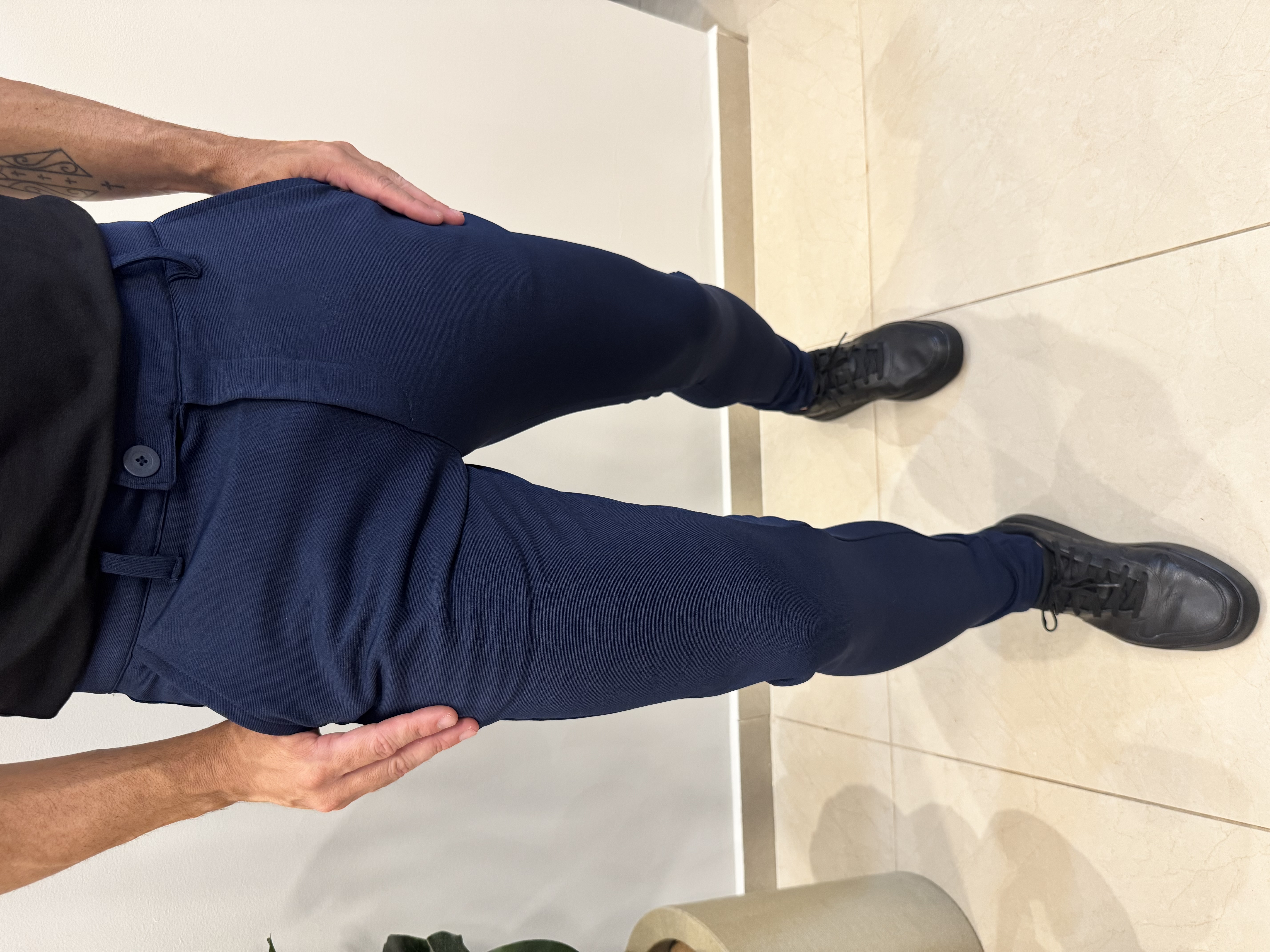 Calça Alfaiataria Paris C/Elastano Premium Azul - Imagem 2